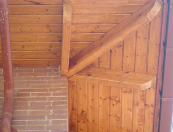 casa de madera después