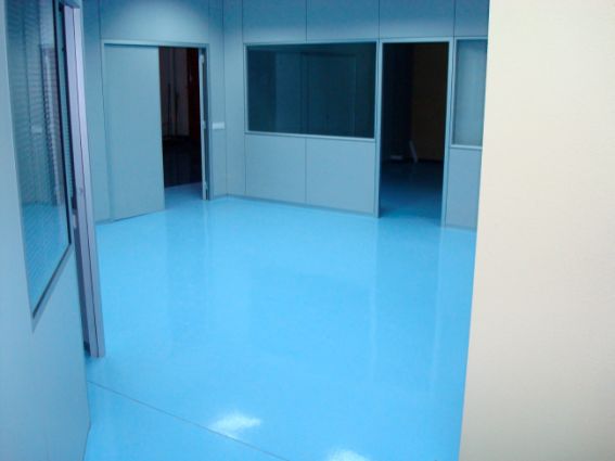 Pintura Industrial Suelo. Oficinas